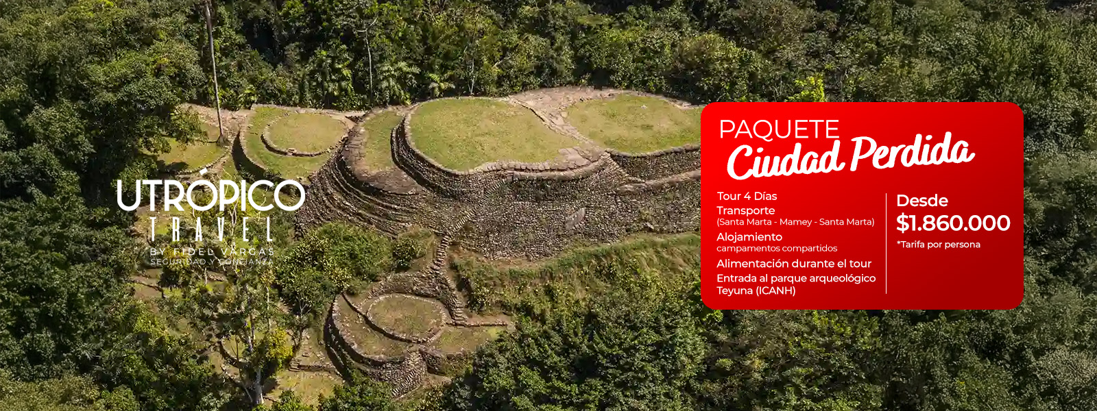 utropicotravel.com - ciudad perdida
