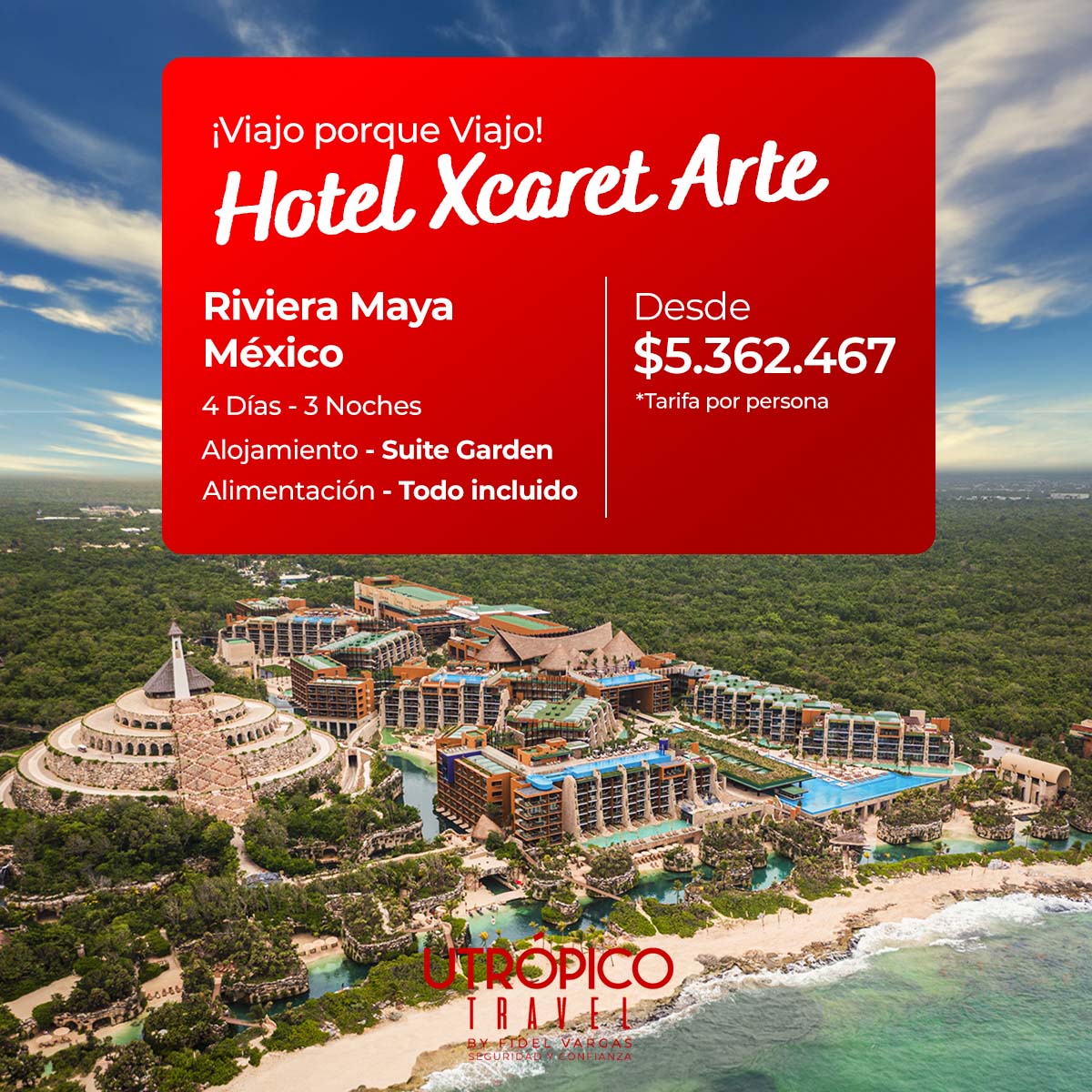 hotel xcaret arte - utropicotravel
