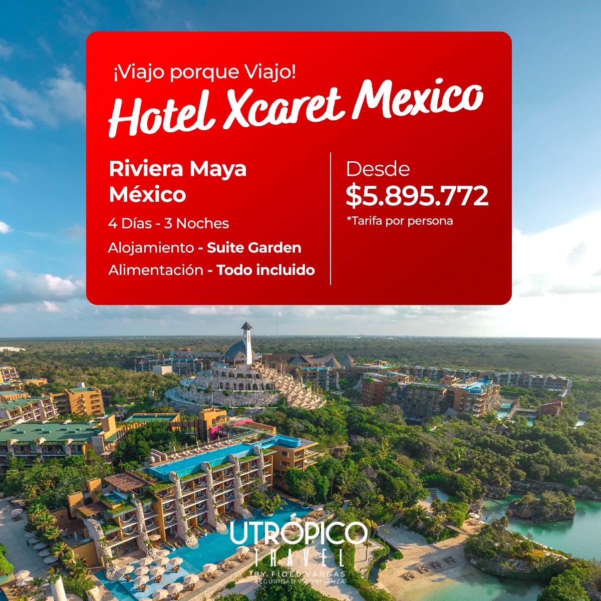 hotel xcaret mexico - utropicotravel